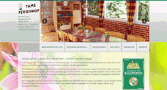 Desktop Screenshot of ferienhof-tams.de